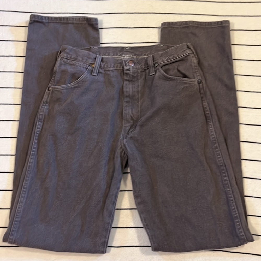 Vintage Wrangler USA Made Western Denim Jeans Size 31x36